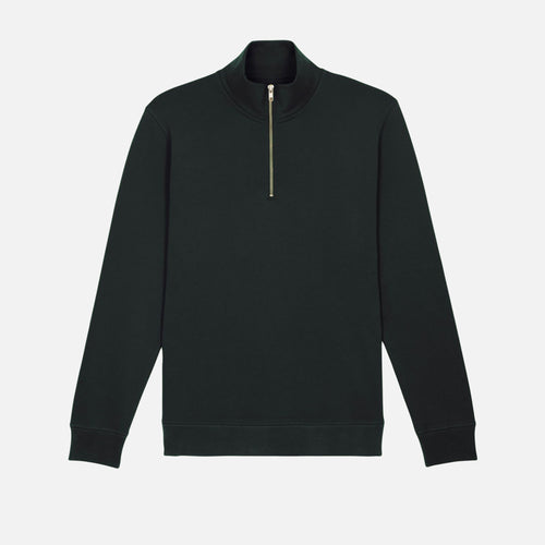 Quarter Zip Organic Sweatshirt - Material Goods Co.