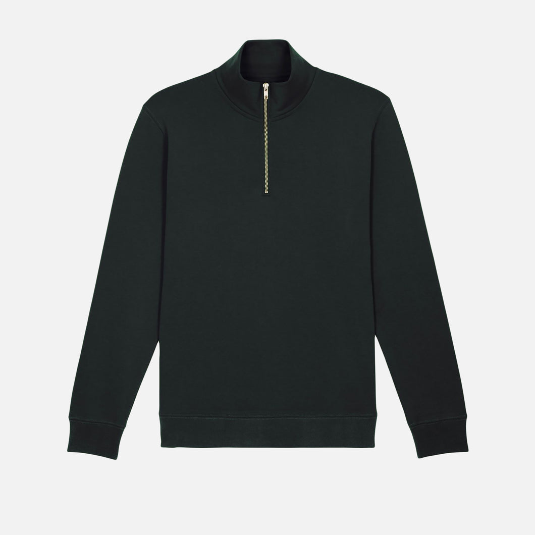 Quarter Zip Organic Sweatshirt - Material Goods Co.